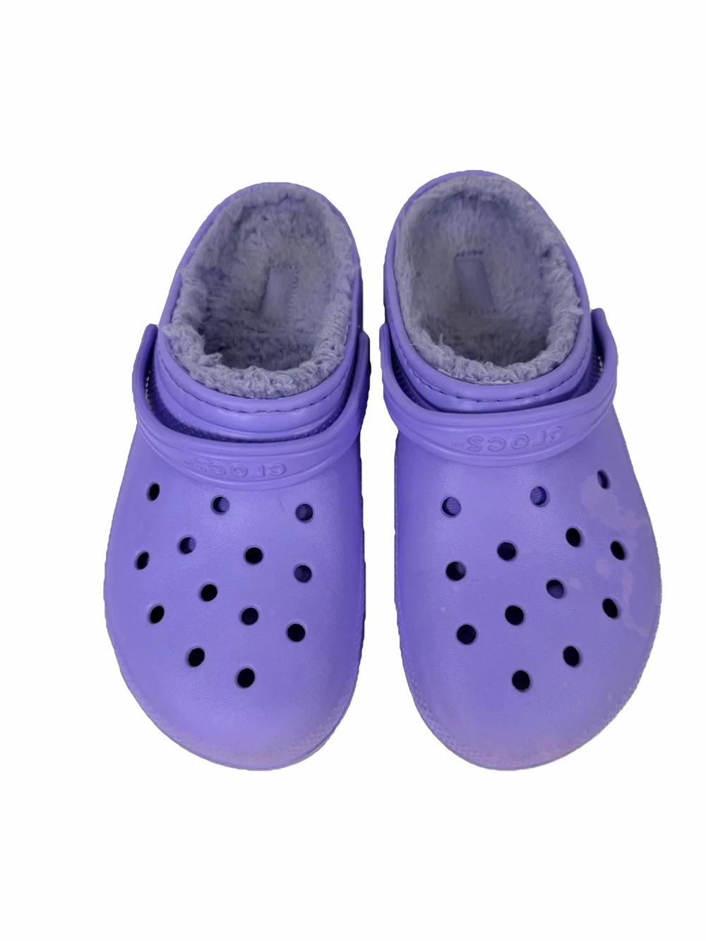 Crocs Classic Big Kids Lined Clogs Size J 6